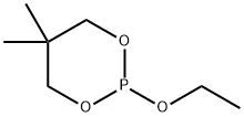 2-エトキシ-5,5-ジメチル-1,3,2-ジオキサホスホリナン 化学構造式