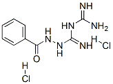 BENZOIC ACID, 2-(AMIDINOAMIDINO)HYDRAZIDE, DIHYDROCHLORIDE Structure