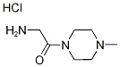 2-Amino-1-(4-methyl-1-piperazinyl)-1-ethanonehydrochloride Structure