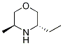 Morpholine, 3-ethyl-5-Methyl-, (3S,5S)- Structure