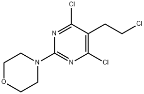 4-(4,6-dichloro-5-(2-chloroethyl)pyriMidin-2-yl)Morpholine|4-(4,6-DICHLORO-5-(2-CHLOROETHYL)PYRIMIDIN-2-YL)MORPHOLINE
