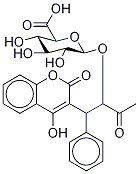 10-Hydroxy Warfarin β-D-Glucuronide 化学構造式
