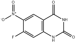 7-fluoro-6-nitroquinazoline-2,4(1H,3H)-dione Structure