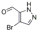 4-Bromo-1H-pyrazole-5-carbaldehyde 化学構造式