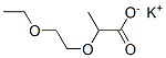 POTASSIUM 2-(2-ETHOXYETHOXY)PROPANOATE Structure