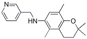 6-(3-picolyl)amino-2,2,5,8-tetramethylchromane Struktur