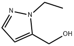 (1-エチル-1H-ピラゾール-5-イル)メタノール 化学構造式