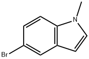 5-ブロモ-1-メチル-1H-インドール 化学構造式