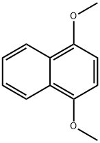 1,4-ジメトキシナフタレン 化学構造式