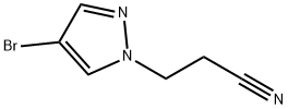 3-(4-bromo-1H-pyrazol-1-yl)propanenitrile(SALTDATA: FREE) Struktur