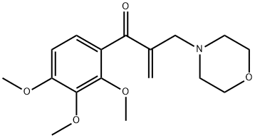 2-morpholinomethyl-2',3',4'-trimethoxyacrylophenone,100754-69-6,结构式