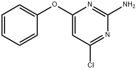 2-amino-4-phenoxy-6-chloropyrimidine 结构式