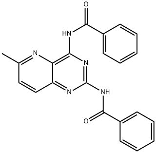 N-[2-(Benzoylamino)-6-methylpyrido[3,2-d]pyrimidin-4-yl]benzamide,100768-45-4,结构式