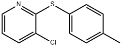 3-chloro-2-p-tolylsulfanylpyridine Struktur