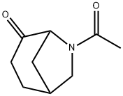 6-Azabicyclo[3.2.1]octan-4-one, 6-acetyl- (9CI) 结构式