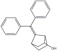 7-(diphenylmethylene)bicyclo(2.2.1)heptan-2-ol Structure