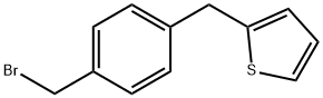2-[4-(Bromomethyl)benzyl]thiophene, 97% Struktur