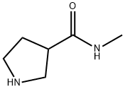 N-methylpyrrolidine-3-carboxamide Struktur
