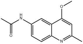 N-(4-Methoxy-2-methylquinolin-6-yl)acetamide, 100795-23-1, 结构式