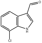 7-氯-1H-吲哚-3-苯甲醛, 1008-07-7, 结构式
