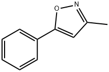 3-甲基-5-苯基异噁唑 结构式