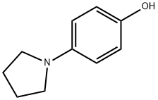 p-(1-pyrrolidinyl)phenol Structure