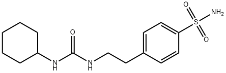 4-[2-[[(环己基氨基)羰基]氨基]乙基]苯磺酰胺,10080-05-4,结构式