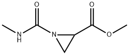 2-Aziridinecarboxylicacid,1-[(methylamino)carbonyl]-,methylester(9CI),100804-15-7,结构式