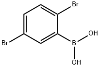 2,5-二溴苯硼酸, 1008106-93-1, 结构式