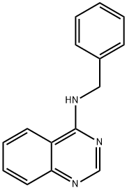 N-ベンジルキナゾリン-4-アミン 化学構造式