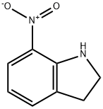 7-硝基吲哚啉, 100820-43-7, 结构式