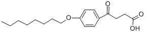 4-[4-(OCTYLOXY)PHENYL]-4-OXOBUTANOIC ACID,100833-45-2,结构式