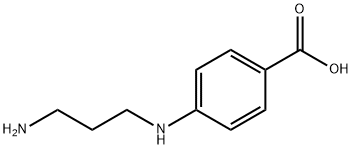 Benzoic acid, 4-[(3-aminopropyl)amino]- (9CI) 结构式