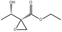 Oxiranecarboxylic acid, 2-(1-hydroxyethyl)-, ethyl ester, (R*,S*)- (9CI) Structure