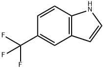 5-(三氟甲基)吲哚,100846-24-0,结构式