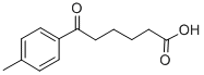 6-(4-メチルフェニル)-6-オキソヘキサン酸 化学構造式