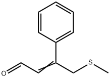 2-(METHYLTHIO)METHYL-3-PHENYL-2-PROPENAL,100857-79-2,结构式