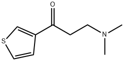 1-PROPANONE, 3-DIMETHYLAMINO-1-(3-THIENYL)-, 100860-96-6, 结构式