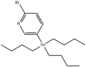 2-ブロモ-5-(トリブチルスタンニル)ピリジン 化学構造式