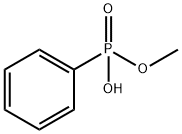 フェニルホスホン酸水素メチル 化学構造式
