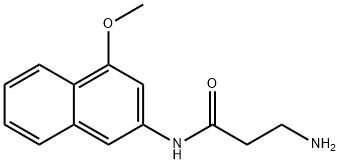 beta-alanine 4-methoxy-beta-naphthylamide,100900-10-5,结构式