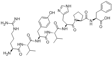 [Val4]アンギオテンシンIII 化学構造式