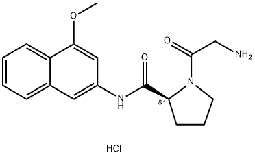 GLY-PRO 4-METHOXY-BETA-NAPHTHYLAMIDE HYDROCHLORIDE Structure