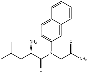 H-LEU-GLY-BETANA, 100930-00-5, 结构式