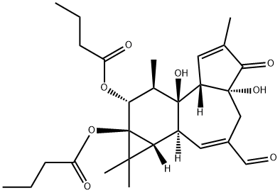 20-OXO-20-DEOXYPHORBOL 12,13-DIBUTYRATE, 100930-03-8, 结构式