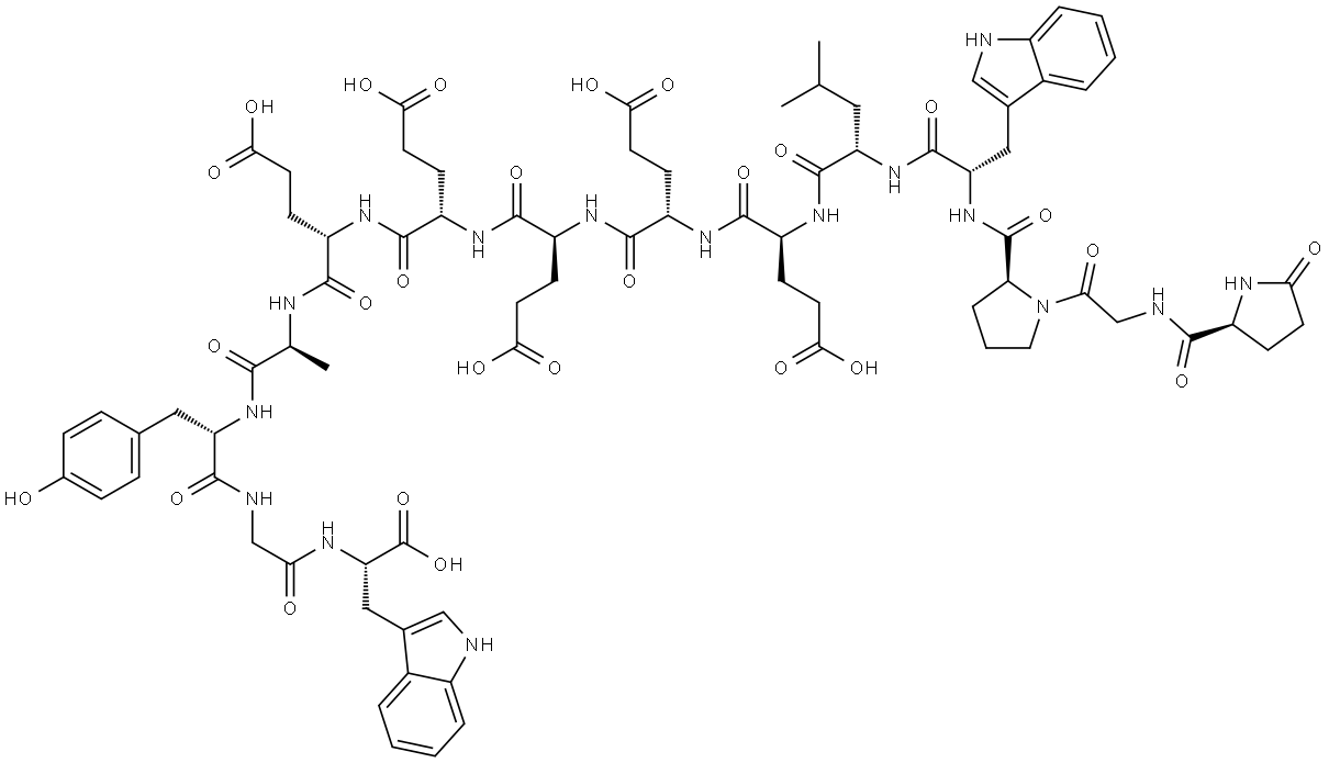 GASTRIN I (1-14) (HUMAN) Struktur