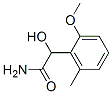 Benzeneacetamide,  -alpha--hydroxy-2-methoxy-6-methyl- Structure