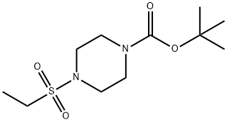 tert-Butyl 4-(ethanesulfonyl)-piperazine-1-carboxylate Structure