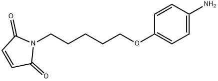 N-(5-(p-Aminophenoxy)pentyl)maleimide,100958-17-6,结构式