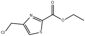 4-(クロロメチル)-1,3-チアゾール-2-カルボン酸エチル 化学構造式